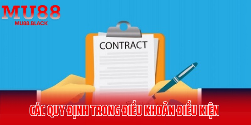 Các quy định cốt lõi trong điều khoản điều kiện MU88